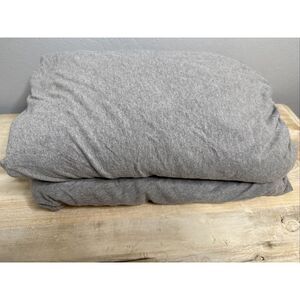 Pact Organic Cotton Fitted Sheets Two Gray Twin Extra Long TXL XL Jersey